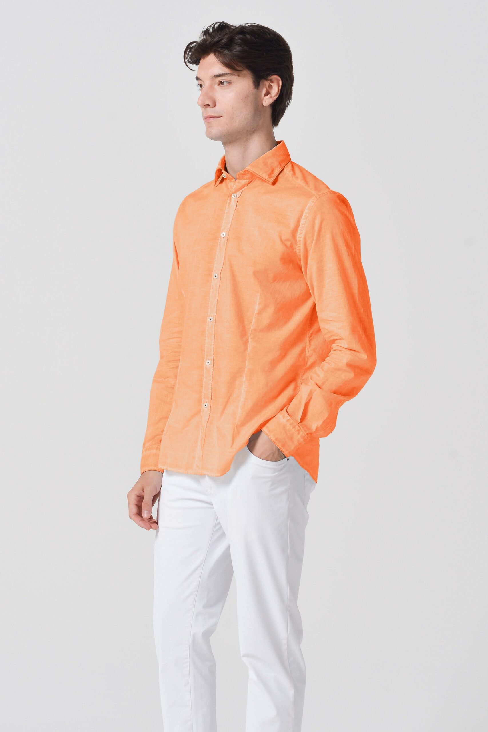 artelas Slim Fit Voile Shirt „Bellini“ – Lightweight Women’s Shirt in Soft Peach - Image 3