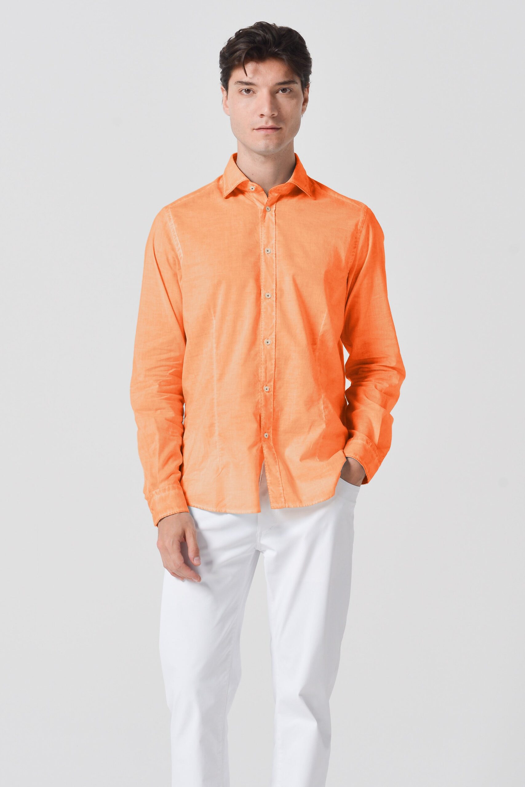 artelas Slim Fit Voile Shirt „Bellini“ – Lightweight Women’s Shirt in Soft Peach - Image 5