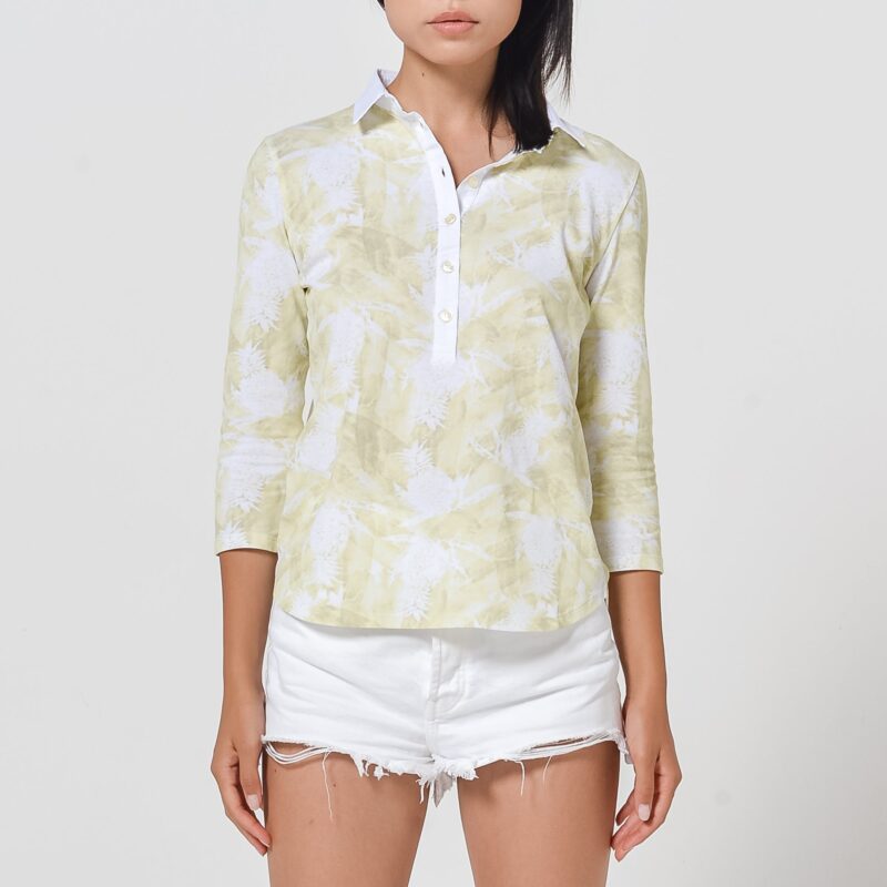 artelas Pineapple-Print Polo Shirt „Moorea“ – Tropical Style Men’s Polo